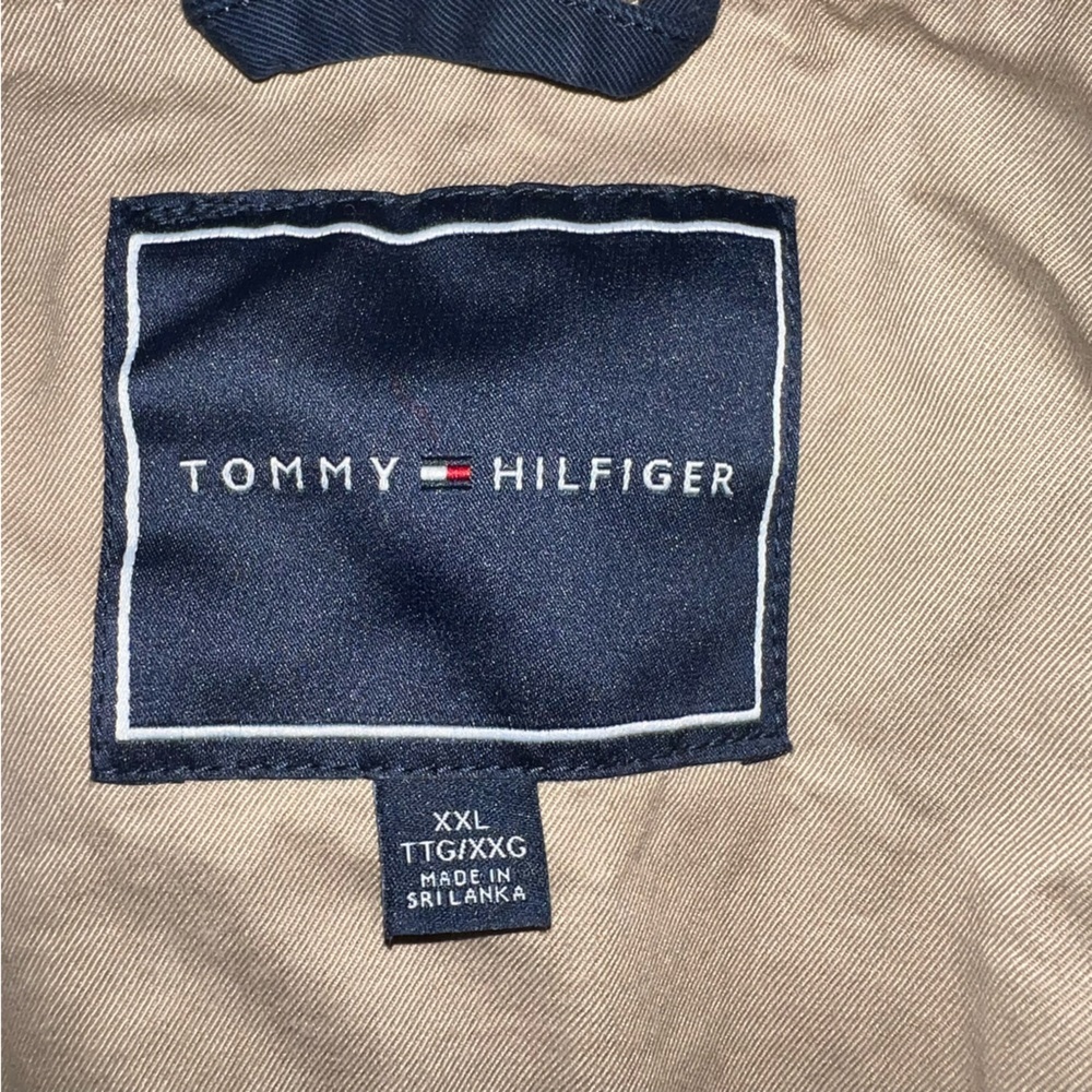 Tommy Hilfiger Tan Plaid Lined Zippered Collared Jacket  XXL - Picture 4 of 10